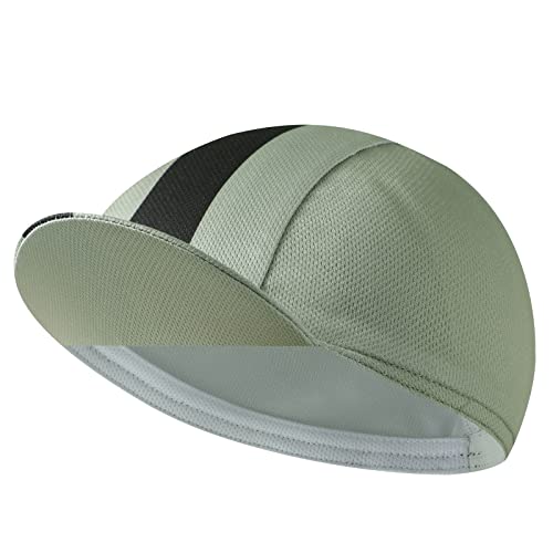 Multicolor Cycling Cap - Polyester Cycling Hat-Under Helmet - Cycling Helmet Liner Breathable&Sweat Uptake - color: Green 1