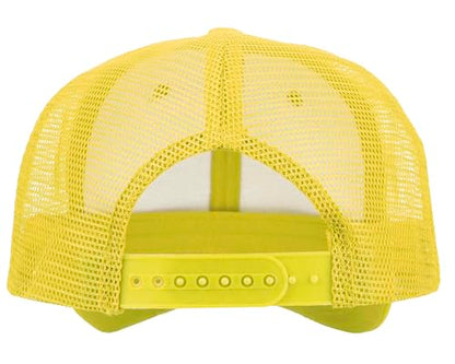 Gelante Mesh Trucker Hat Baseball Cap Structured Front Panel Wholesale LOT 12 Pack - color: Light Yellow