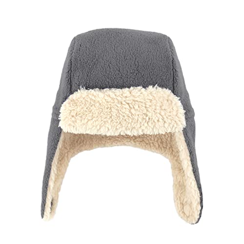 Zutano Baby Toddler Fleece Trapper Hat, Warm Winter Hat for Boys & Girls - color: Gray, size: 18 Months