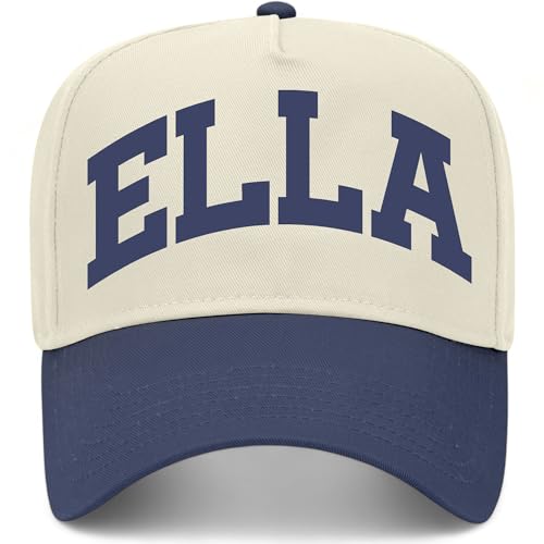 Ella Collegiate Hat - color: Navy/Natural
