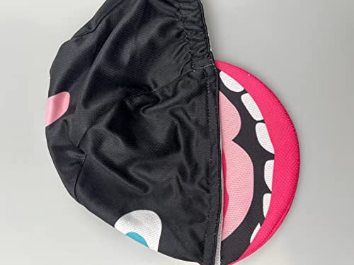 Funny Cycling Cap - Polyester Skull Cycling Hat-Under Helmet -Cartoon Cycling Helmet Liner Breathable&Sweat Uptake - color: D25