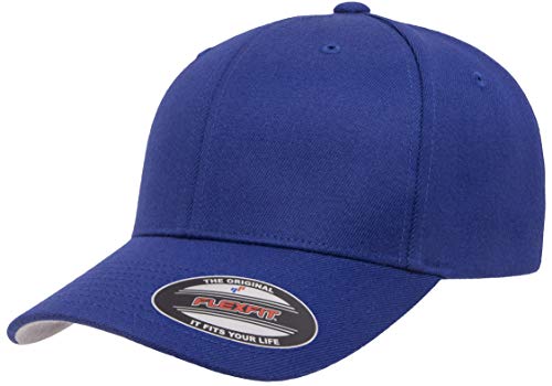 Flexfit Men's Wool Blend Athletic Hat - color: Royal, size: Small-Medium