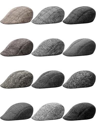 Newcotte Newsboy Cap for Men Paper Boy Hat - color: Mixed, size: Large-X-Large