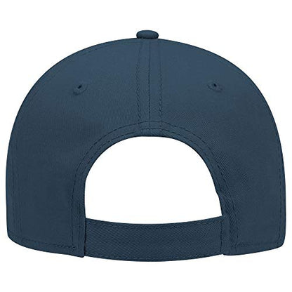 OTTO 6 Panel Low Profile Superior Cotton Twill Cap - color: Navy