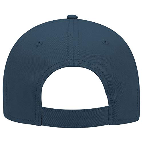 OTTO 6 Panel Low Profile Superior Cotton Twill Cap - color: Navy