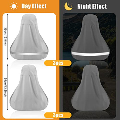 Loopeer Hard Hat Sun Shade Neck Shield 6 Pack Cooling - color: Bright Grey