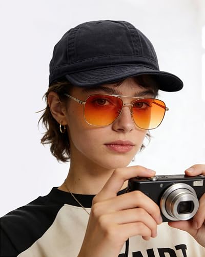 CLAPE Short Brim Hats for Men, Low Profile Soft Cotton Unstructured Dad Hat - color: Dy06-black