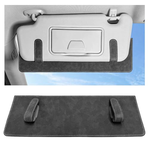 Sun Visor Extender for Car, Anti-Glare Sunvisor Extension Shade Attachment for Safe Driving, Clip-On Sun Blocker Sunshade Extender Protect Driver Passenger from UV Rays (Dark Gray) - color: Dark Gray, size: 1 PCS