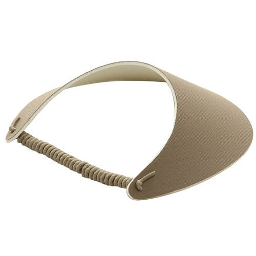 e4Hats.com Fabric Foam Visor - color: Khaki