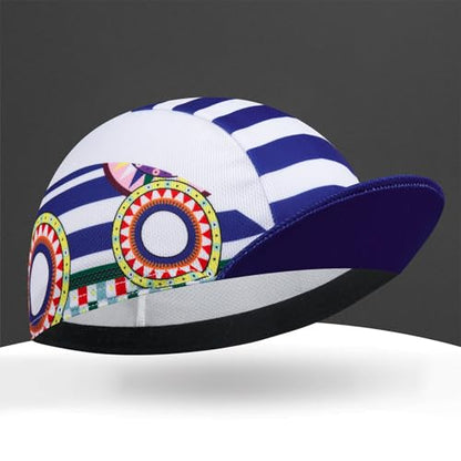 Cycling Cap with Sun Visor, Lightweight Polyester Bike Hat for Men & Women - color: Ck29