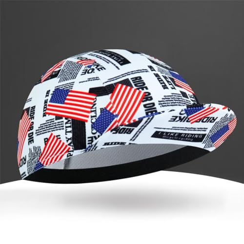 Cycling Cap for Man and Woman-Cycling Hat Under Helmet-Polyester Breathable Sweat Absorbent - color: Cou-2