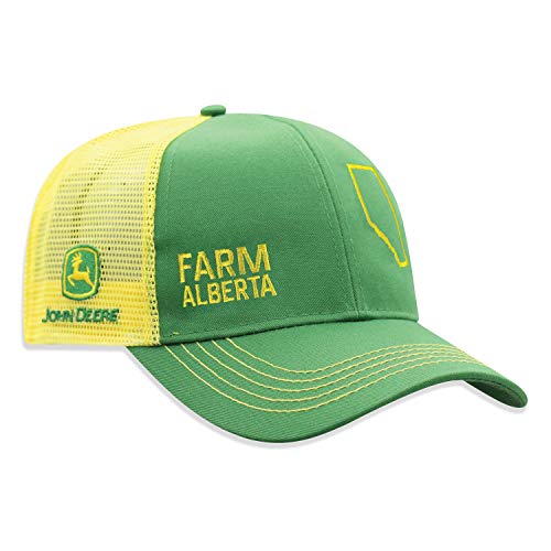 John Deere Farm State Pride Contrast Mesh Back Core Baseball Cap - color: Farm Alberta