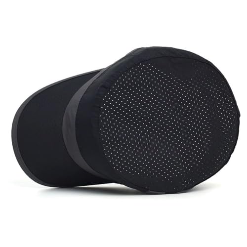 FASHIXD Mesh Military Hat for Men Summer Army Cap Quick Qry Short Bill Hat Cadet Caps - color: Black