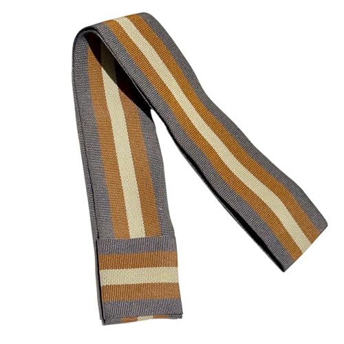 Gamboa Adjustable Hat Bands for Men and Women Fedora and Cowboy Hat Ribbon Band Hatbands Accessories - color: Grey & Brown, size: Small