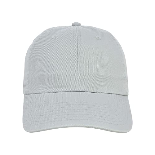 Lids Blank Baseline Dad Adjustable Strapback Hat - color: Light Grey