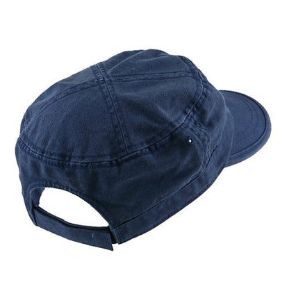 e4Hats.com Enzyme Regular Solid Army Caps - color: Blue