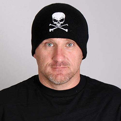 Hot Leathers Knit Cap (Black)