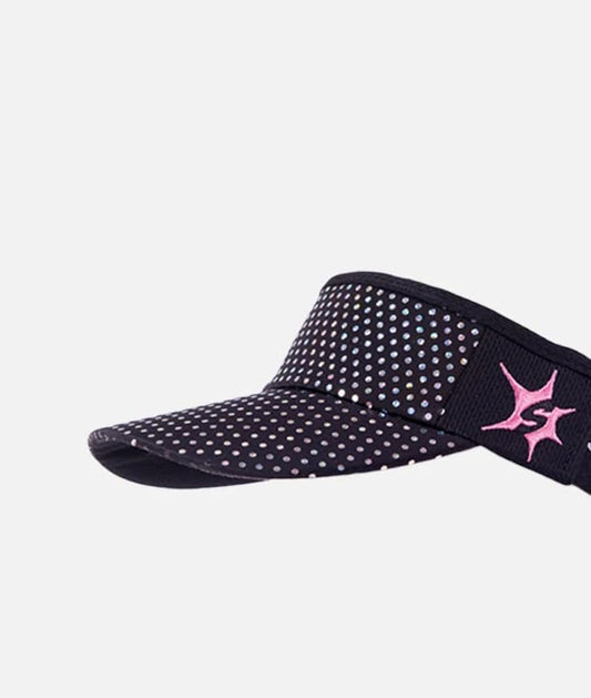 Sparkle Headsweats Running Visor - color: Black