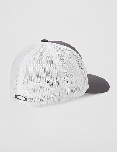 Oakley Mens Oakley Golf Cresting Trucker - color: Forged Iron/White, size: Small-Medium