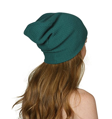 TOP HEADWEAR Soft Ribbed Slouchy Beanie - color: Teal