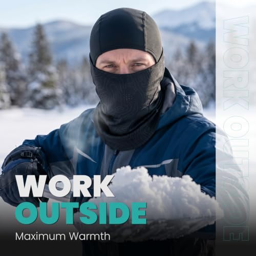 AOPREL Balaclava Ski Mask for Men Winter Face Mask Breathable & Thermal Winter Balaclava Women for Cold Weather Outdoor - color: Speed Stripe