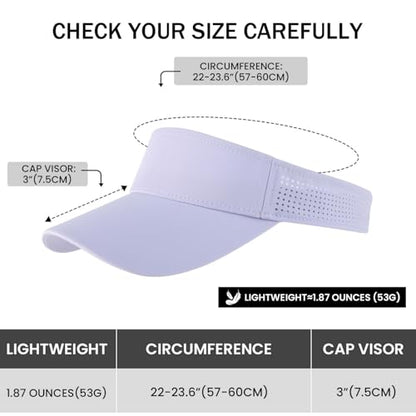 STARANCE Unisex Sun Visor Cap for Men Woman - color: Purple
