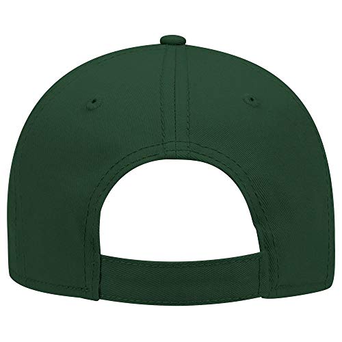 OTTO 6 Panel Low Profile Superior Cotton Twill Cap - color: Dk. Green