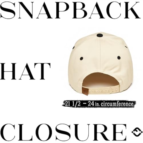 Funky Junque Adult Trucker Snapback Hat 2-Tone Baseball Cap - color: Captain Cocktail - Black/Beige (Nautical)