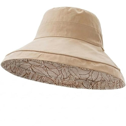 FaroDor Women's Reversible Bucket Hat UV Protection Packable Travel Cap Wide Brim Sun Hats 2026 - color: 6beige