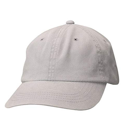 Dorfman Hat Co. Twill Baseball Cap with Pre-Curved Brim - color: Putty