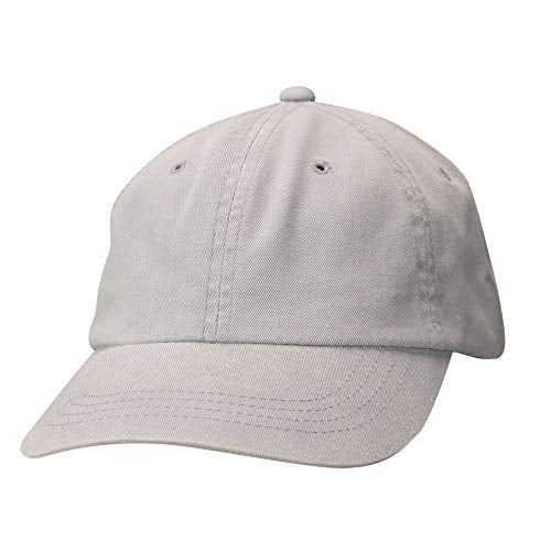Dorfman Hat Co. Twill Baseball Cap with Pre-Curved Brim - color: Putty