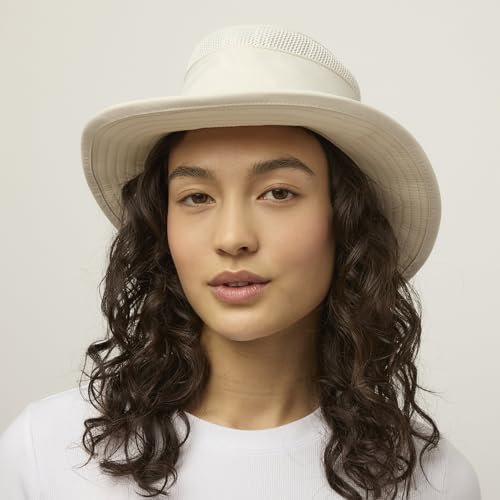 Tilley Womens Ltm5 Airflo Medium Brim Recycled Sun Hat, Olive, 7.75 US - color: Light Stone, size: 7 7/8