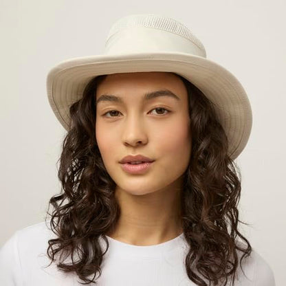 Tilley Womens Ltm5 Airflo Medium Brim Recycled Sun Hat, Olive, 7.75 US - color: Light Stone, size: 7 7/8