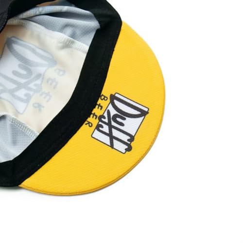 Cycling Cap for Man and Woman Cycling Hat Under Helmet-Polyester Breathable Sweat Absorbent - color: Bee-7
