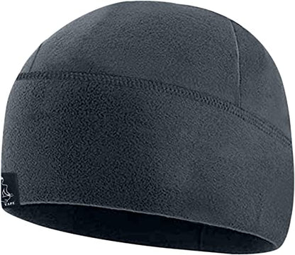 Temple Tape Tactical Fleece Watch Cap Beanie – Skull Cap Fleece Hat - Mens & Women - color: Graphite Gray, size: One Size