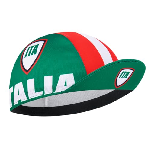 Cycling Cap for Man and Woman-Cycling Hat Under Helmet-Polyester Breathable Sweat Absorbent - color: Acou19