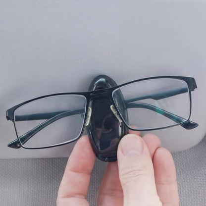 Frienda 5 Pcs Car Sun Visor Clip Sunglasses Holder,Silver - color: Black
