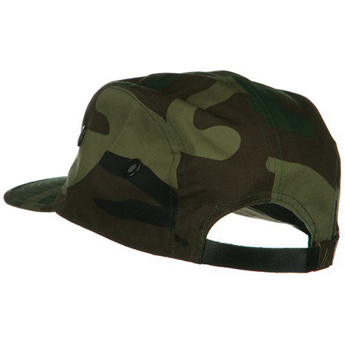 e4Hats.com 5 Panel Camouflage Twill Cap - color: Multicoloured