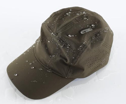 Home Prefer Mens Womens UPF50+ Quick Dry Sun Hat Lite UV Protection Hat Baseball Caps Golf Cycling Fishing Sports Running Hat - color: Army Green