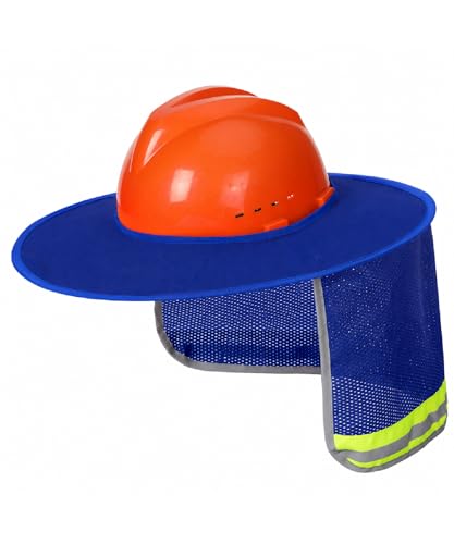 UNCO- Hard Hat Sun Shield, Blue - color: Blue, size: 1 Pack