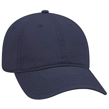 OTTO 6 Panel Low Profile Garment Washed Superior Cotton Twill - color: Navy