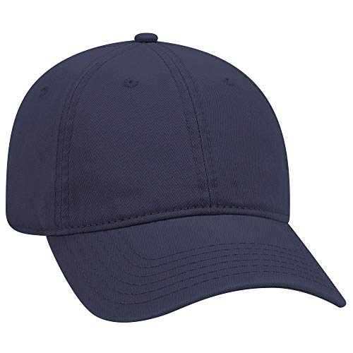 OTTO 6 Panel Low Profile Garment Washed Superior Cotton Twill - color: Navy