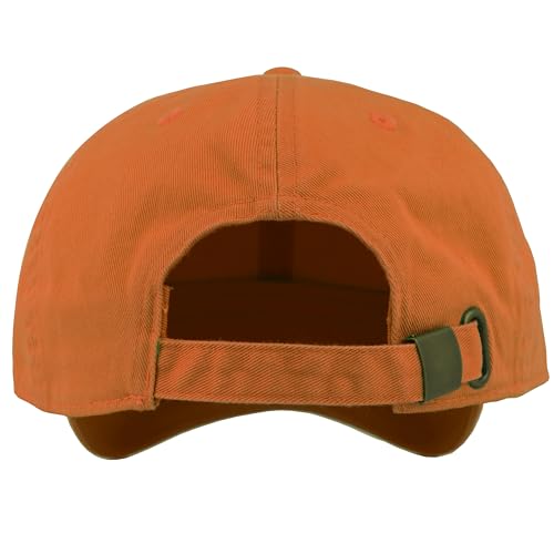 Gelante Baseball Cap Dad Hat 100% Cotton Polo Style Plain Blank Adjustable Size. - color: Orange