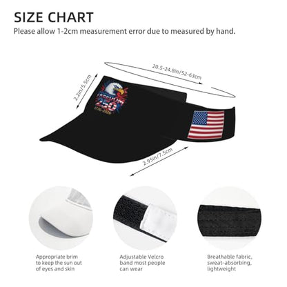 United States 250th Anniversary Hat USA Est 1776 America Patriotic Visor Cap Adjustable Sun Hat for Women Men Sports Beach - color: Black13