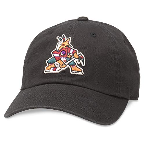 AMERICAN NEEDLE Unisex Officially Licensed NHL National Hockey League Adjustable Buckle Strap Baseball Hat - color: Black