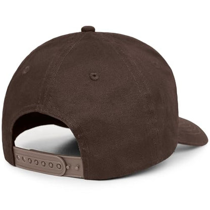 American Flag Baseball Cap for Men Women, Flag Embroidery & Adjustable Fit - color: Coffee