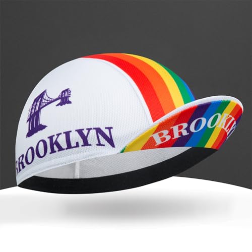 Cycling Cap for Man and Woman-Cycling Hat Under Helmet-Polyester Breathable Sweat Absorbent - color: Acou22