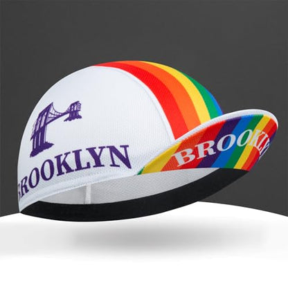 Cycling Cap for Man and Woman-Cycling Hat Under Helmet-Polyester Breathable Sweat Absorbent - color: Acou22