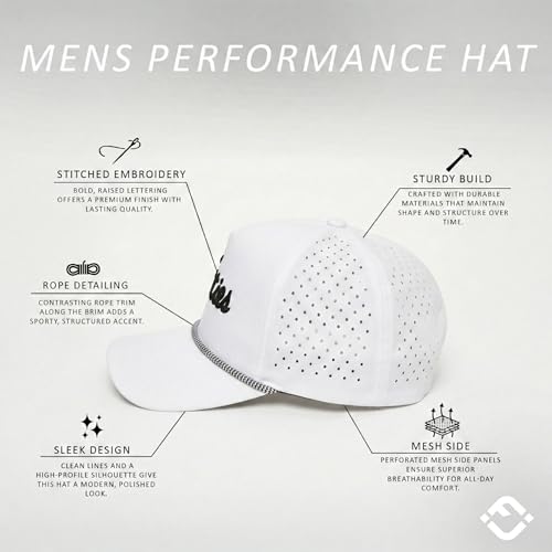 Funky Junque Golf Trucker Hat - color: Titties - White