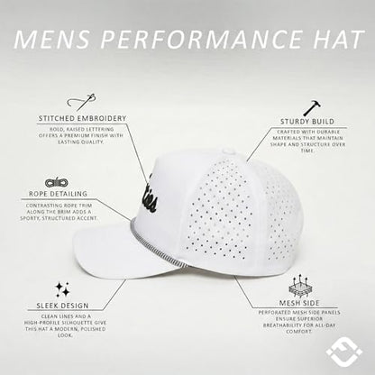 Funky Junque Golf Trucker Hat - color: Titties - White